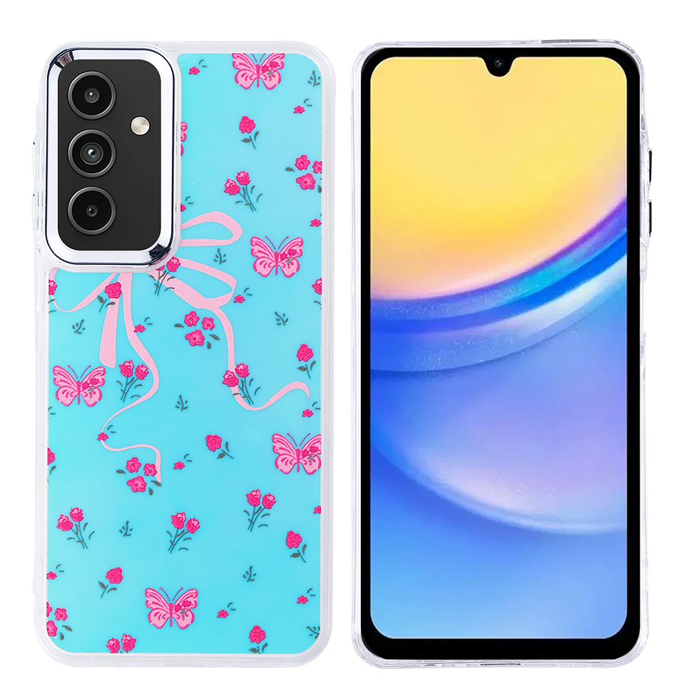 Galaxy A15 Kılıf Airbag Tasarımlı NXXA Hadra Kapak - Kelebek