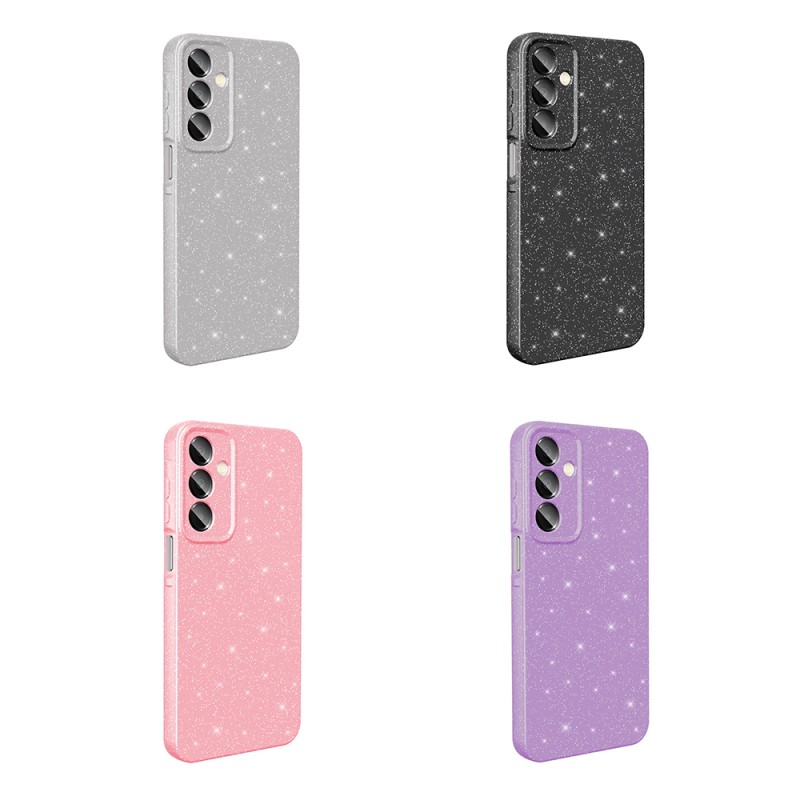 Galaxy A16 Case Camera Protection Glitter Luxury Zore Koton Cover - 14