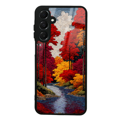 Galaxy A16 Case with Camera Protection, Patterned Zore Lusi Cover - Zore