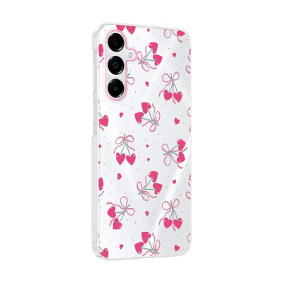 Galaxy A16 Case with Camera Protector, Patterned Zore Clip Cover - 5