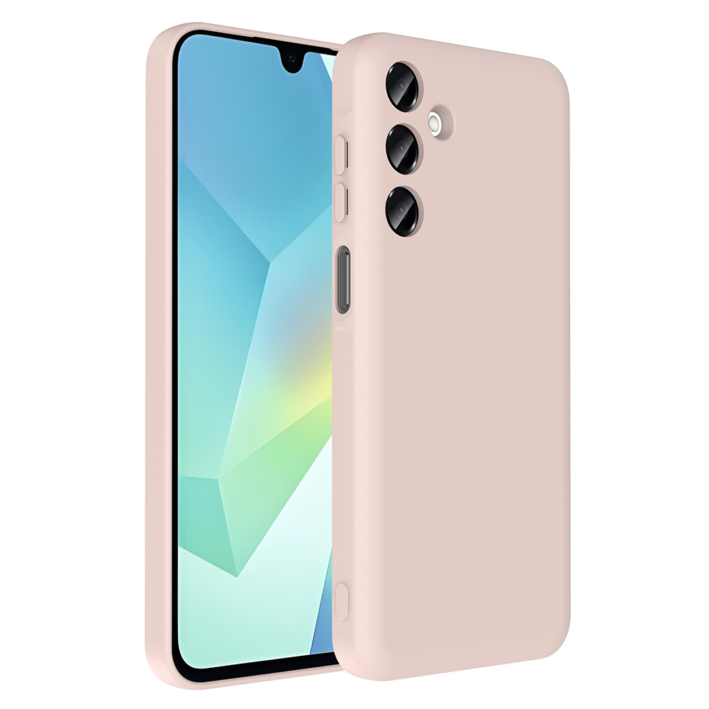 Galaxy A16 Kılıf Kamera Korumalı Kartlık Hazneli NXXA Vitra Kapak - Pembe