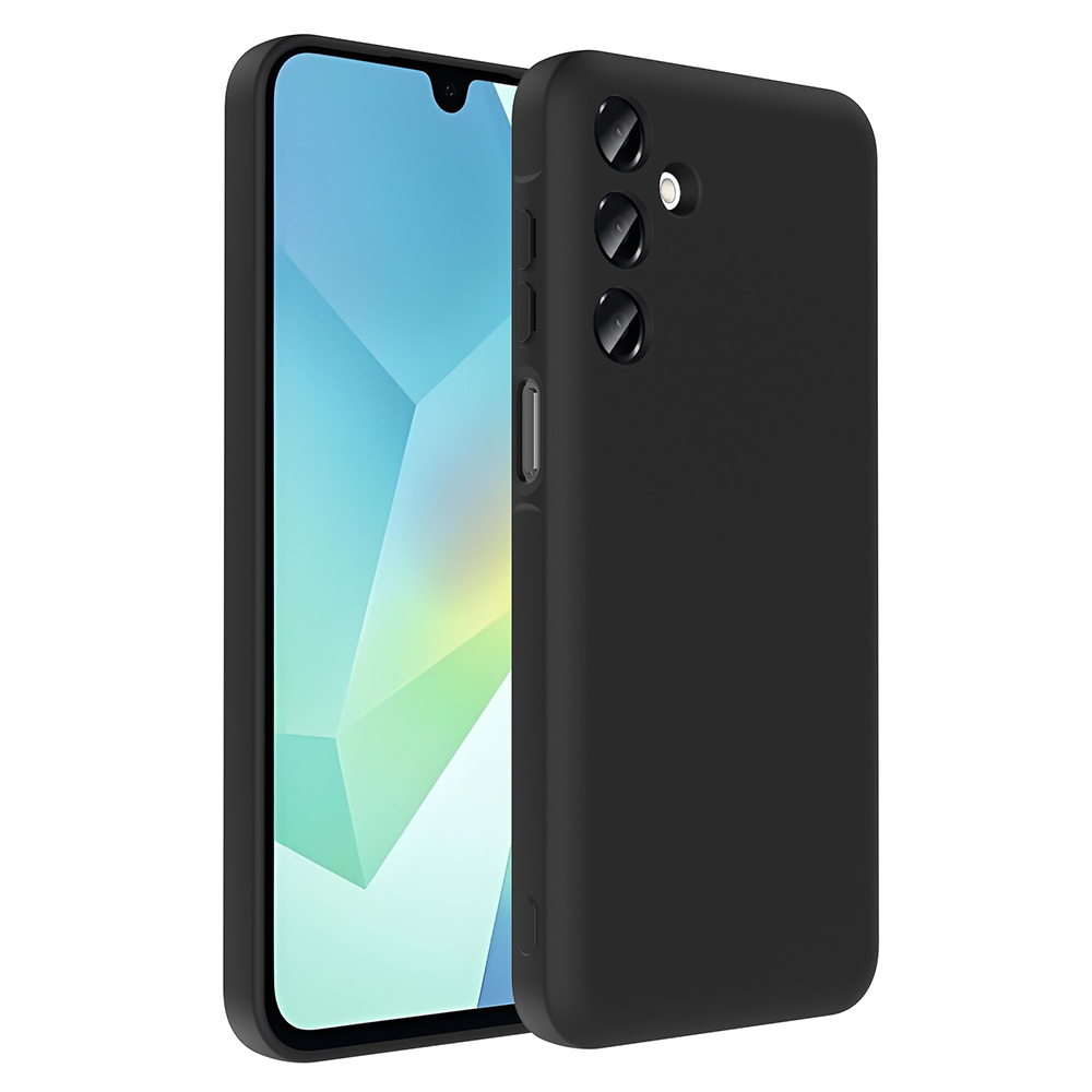 Galaxy A16 Kılıf Kamera Korumalı Kartlık Hazneli NXXA Vitra Kapak - Siyah