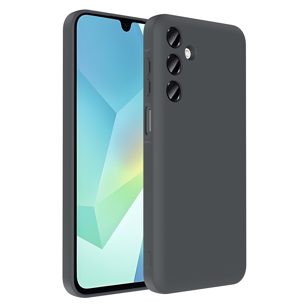 Galaxy A16 Kılıf Kamera Korumalı Kartlık Hazneli NXXA Vitra Kapak - Gri