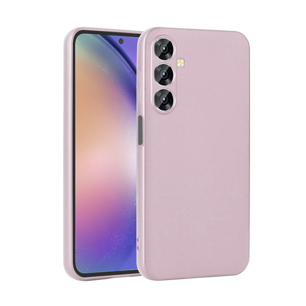 Galaxy A16 Kılıf NXXA Premier Silikon Kapak - Rose Gold
