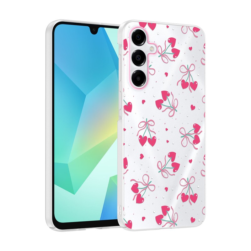 Galaxy A17 Case with Camera Protector, Patterned Zore Clip Cover - 2