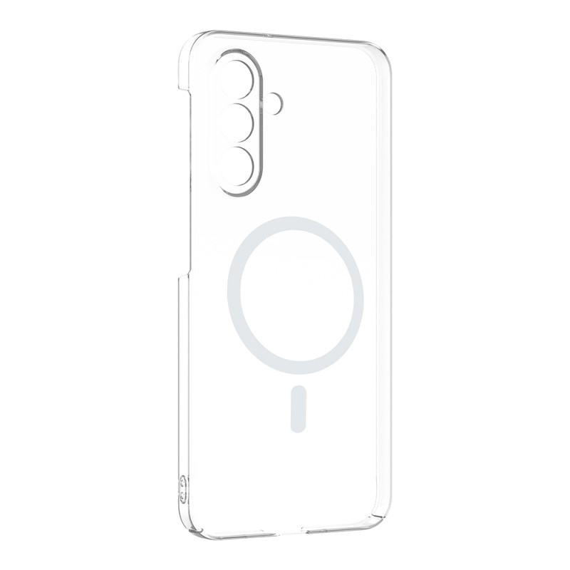 Galaxy A17 Kamera Korumalı M-Safe Şarj Özellikli Şeffaf Zore London Sert PC Kapak - 3