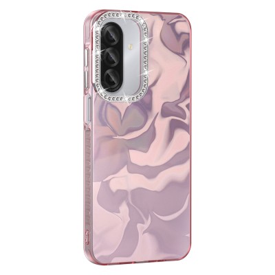 Galaxy A17 Kılıf Airbagli Parlak Taş Detay Tasarımlı Zore Esila Kapak - 3