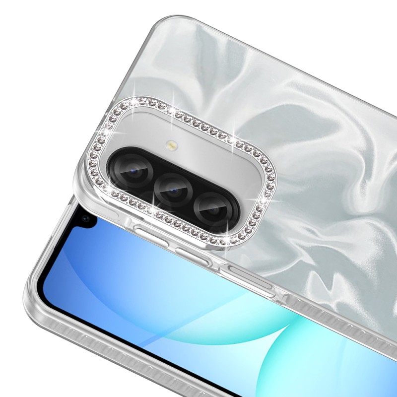 Galaxy A17 Kılıf Airbagli Parlak Taş Detay Tasarımlı Zore Esila Kapak - 7