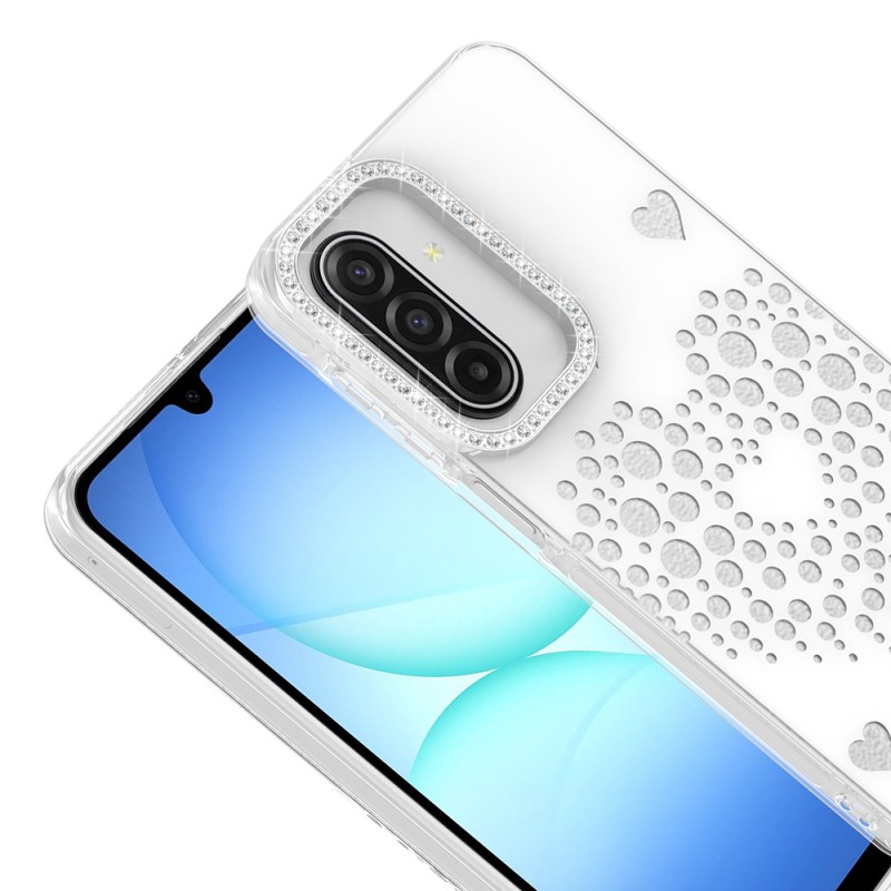 Galaxy A17 Kılıf Damla Taşlı Zore Rivas Sert PC Kapak - 8