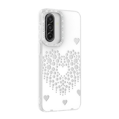 Galaxy A17 Kılıf Damla Taşlı Zore Rivas Sert PC Kapak - 9