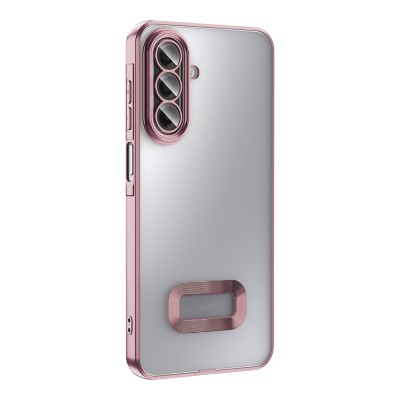 Galaxy A17 Kılıf Kamera Korumalı Logo Gösteren Zore Omega Kapak - 8