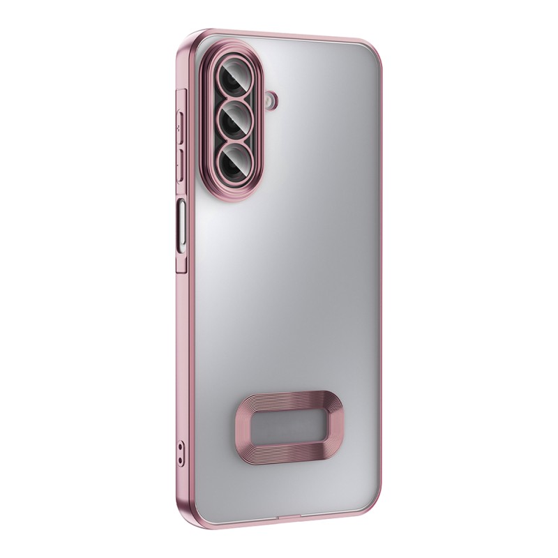 Galaxy A17 Kılıf Kamera Korumalı Logo Gösteren Zore Omega Kapak - 8