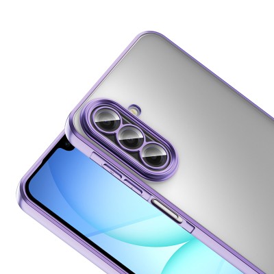 Galaxy A17 Kılıf Kamera Korumalı Logo Gösteren Zore Omega Kapak - 15