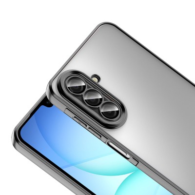 Galaxy A17 Kılıf Kamera Korumalı Logo Gösteren Zore Omega Kapak - 19