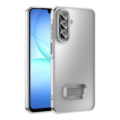 Galaxy A17 Kılıf Kamera Korumalı Logo Gösteren Zore Omega Kapak - 4