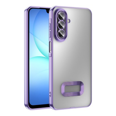 Galaxy A17 Kılıf Kamera Korumalı Logo Gösteren Zore Omega Kapak - 5