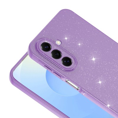 Galaxy A17 Kılıf Kamera Korumalı Simli Lüks Zore Koton Kapak - 13