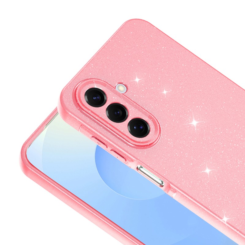 Galaxy A17 Kılıf Kamera Korumalı Simli Lüks Zore Koton Kapak - 14