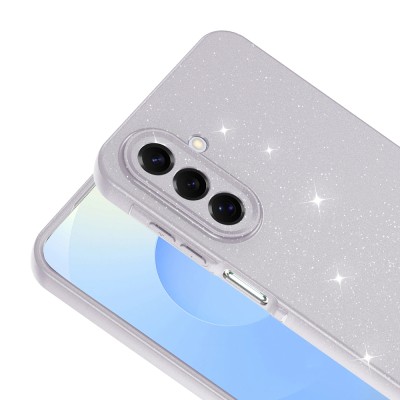 Galaxy A17 Kılıf Kamera Korumalı Simli Lüks Zore Koton Kapak - 16