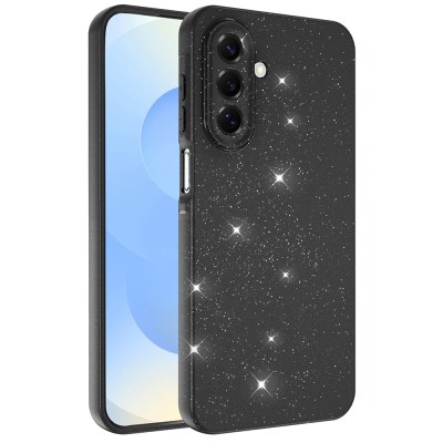 Galaxy A17 Kılıf Kamera Korumalı Simli Lüks Zore Koton Kapak - 4