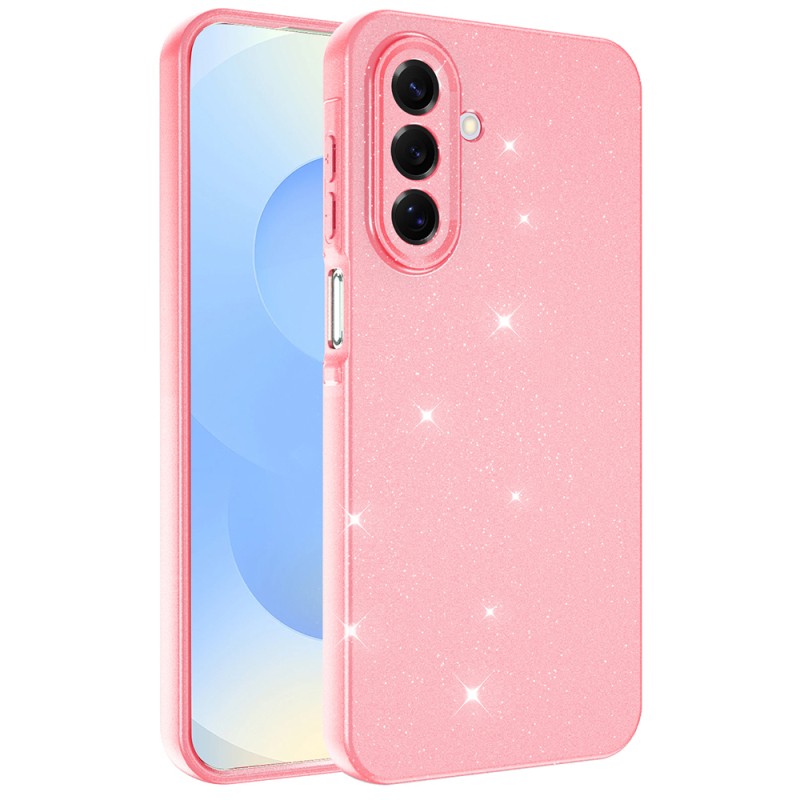 Galaxy A17 Kılıf Kamera Korumalı Simli Lüks Zore Koton Kapak - 6