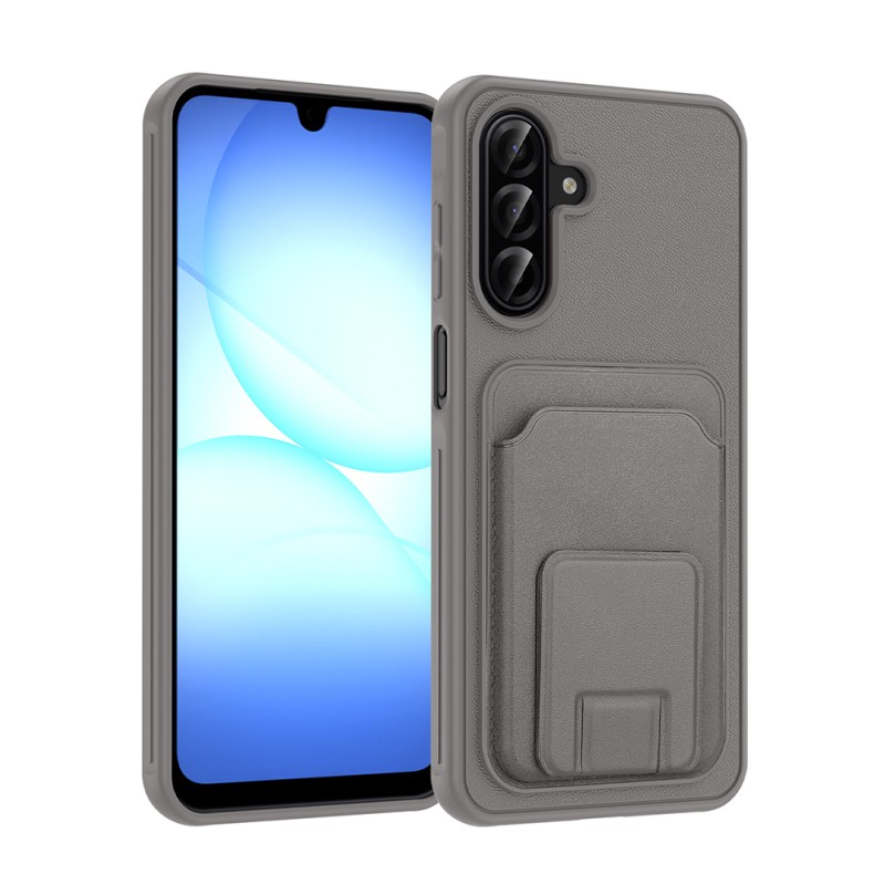Galaxy A17 Kılıf Kartlıklı TPU Zore Bikart Kapak - 5