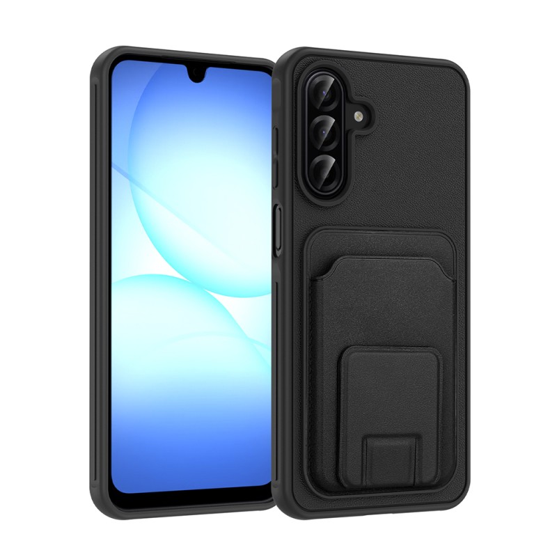 Galaxy A17 Kılıf Kartlıklı TPU Zore Bikart Kapak - 11
