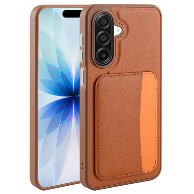 Galaxy A17 Kılıf Kartlıklı Zore X-Kart Silikon Kapak - Zore