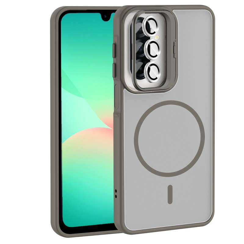 Galaxy A17 Kılıf Standlı ve Kamera Lens Hediyeli Zore Etro Kapak - 5