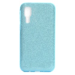 Galaxy A2 Core Kılıf Zore Shining Silikon Mavi