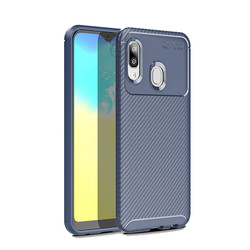Galaxy A20E Case Zore Negro Silicon Cover - Zore
