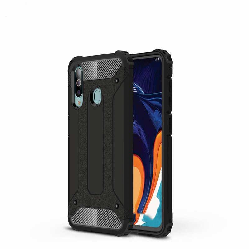 Galaxy A20S Kılıf Zore Crash Silikon Kapak - Siyah