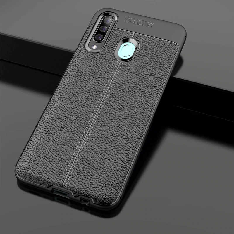 Galaxy A20S Kılıf Zore Niss Silikon Kapak - Siyah