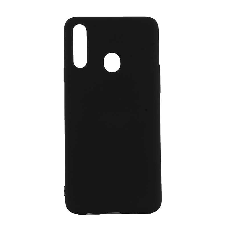Galaxy A20S Kılıf Zore Premier Silikon Kapak - Siyah