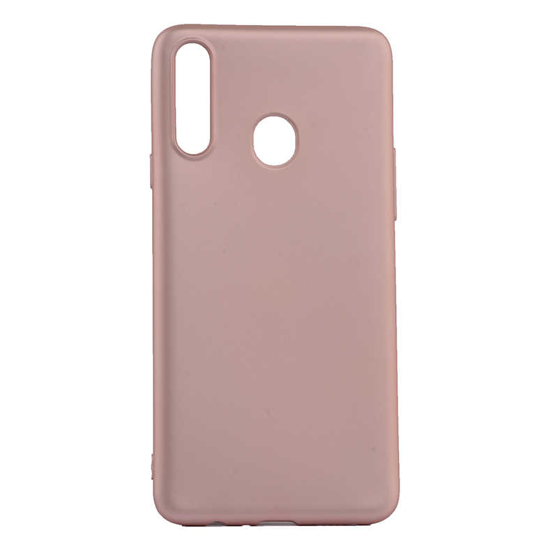 Galaxy A20S Kılıf Zore Premier Silikon Kapak - Rose Gold