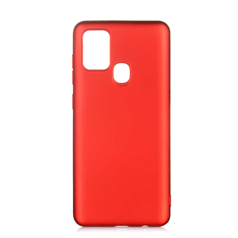 Galaxy A21S Kılıf Zore Premier Silikon Kapak - Kırmızı