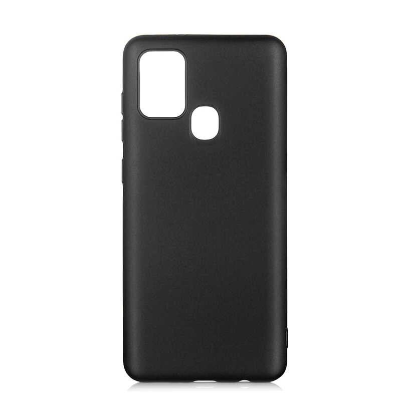 Galaxy A21S Kılıf Zore Premier Silikon Kapak - Siyah