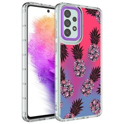 Galaxy A23 Case Camera Protected Colorful Patterned Hard Silicone Zore Korn Cover - 7