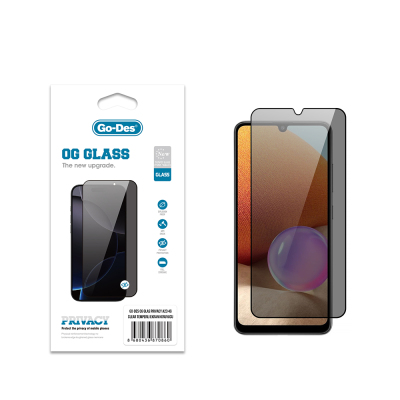 Galaxy A23 Go Des OG Glass Privacy Antistatic Tempered Glass Screen Protector - Go Des