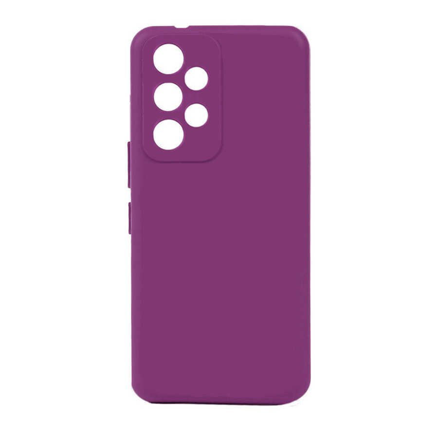 Galaxy A23 Kılıf Zore Biye Silikon - Mor