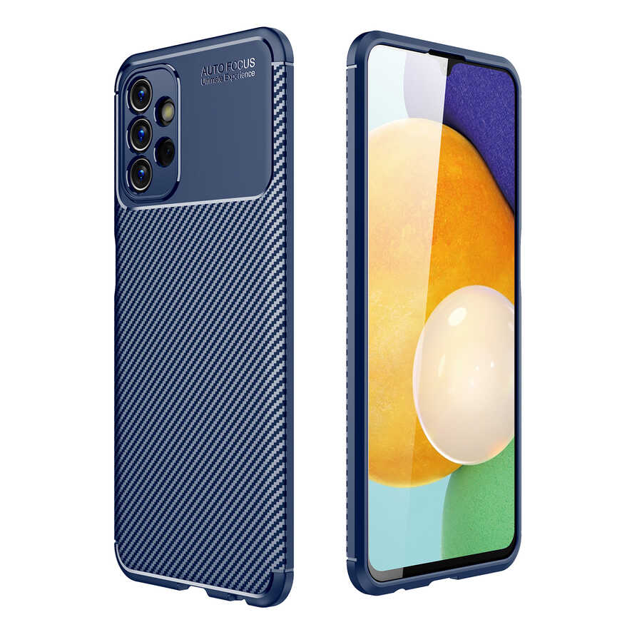 Galaxy A23 Kılıf Zore Negro Silikon Kapak - Lacivert