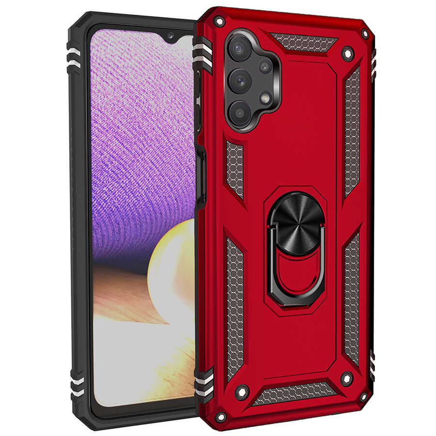 Galaxy A23 Kılıf Zore Vega Kapak - Kırmızı