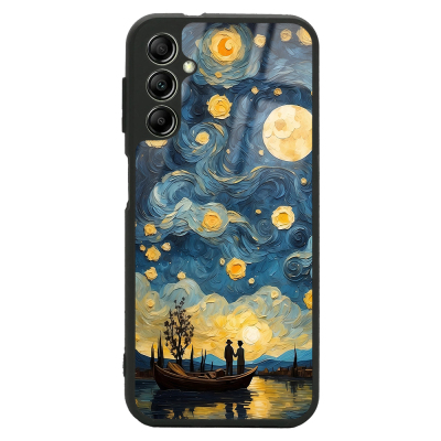 Galaxy A24 Case with Camera Protection, Patterned Zore Lusi Cover - Zore