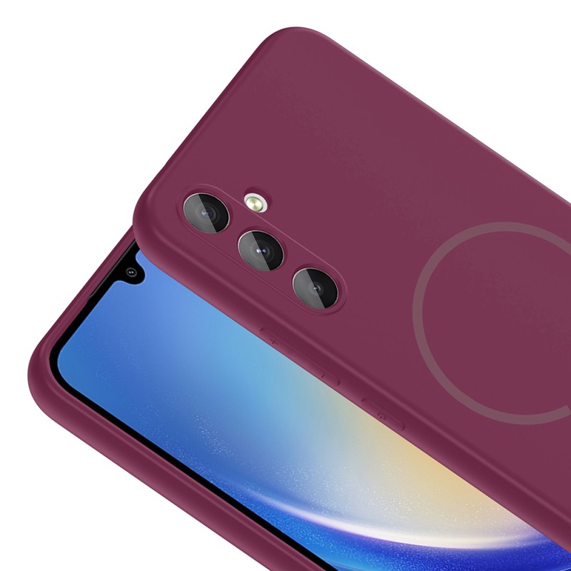 Galaxy A24 Case Zore Meta Cover with M-safe Charging Feature - 20