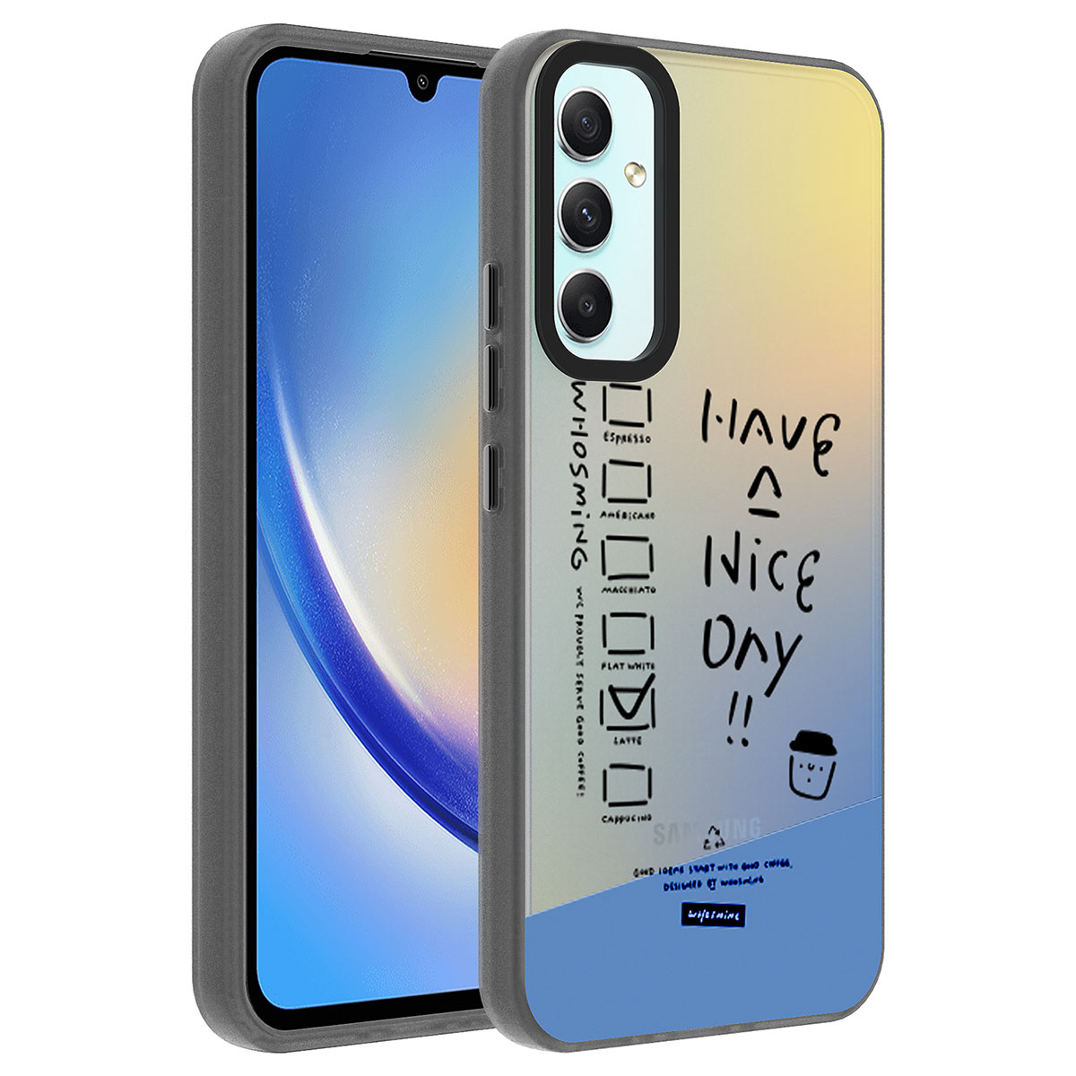 Galaxy A24 Kılıf Desenli Zore Dragon Sert Kapak - Have