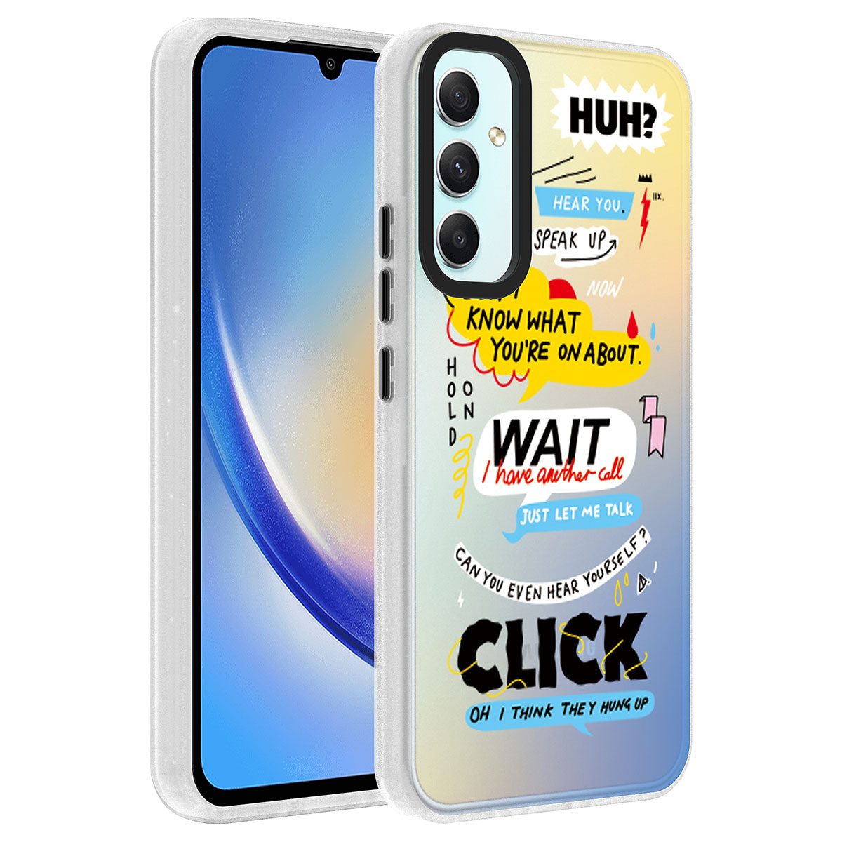 Galaxy A24 Kılıf Desenli Zore Dragon Sert Kapak - Kelimeler