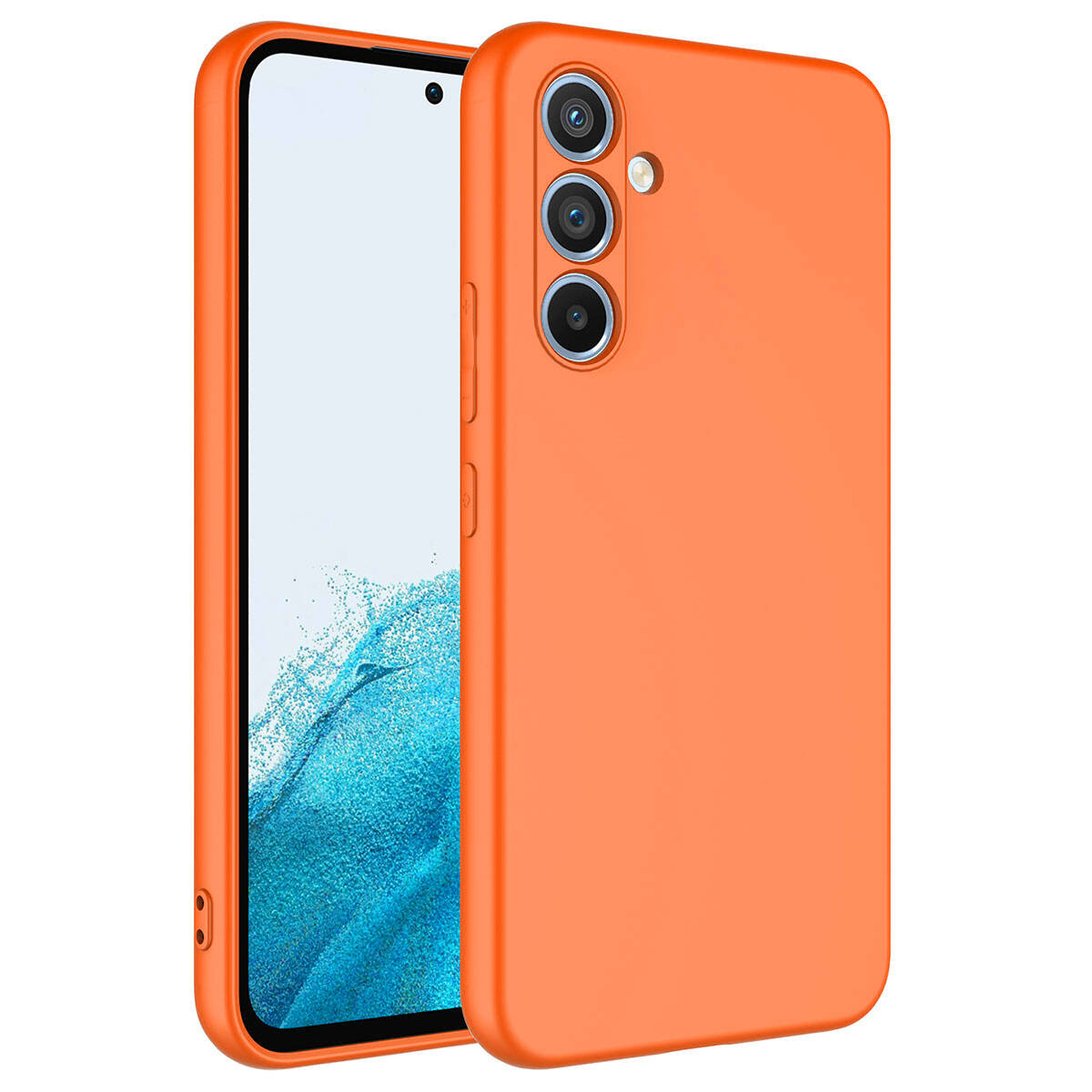 Galaxy A24 Kılıf Zore Mara Lansman Kapak - Turuncu