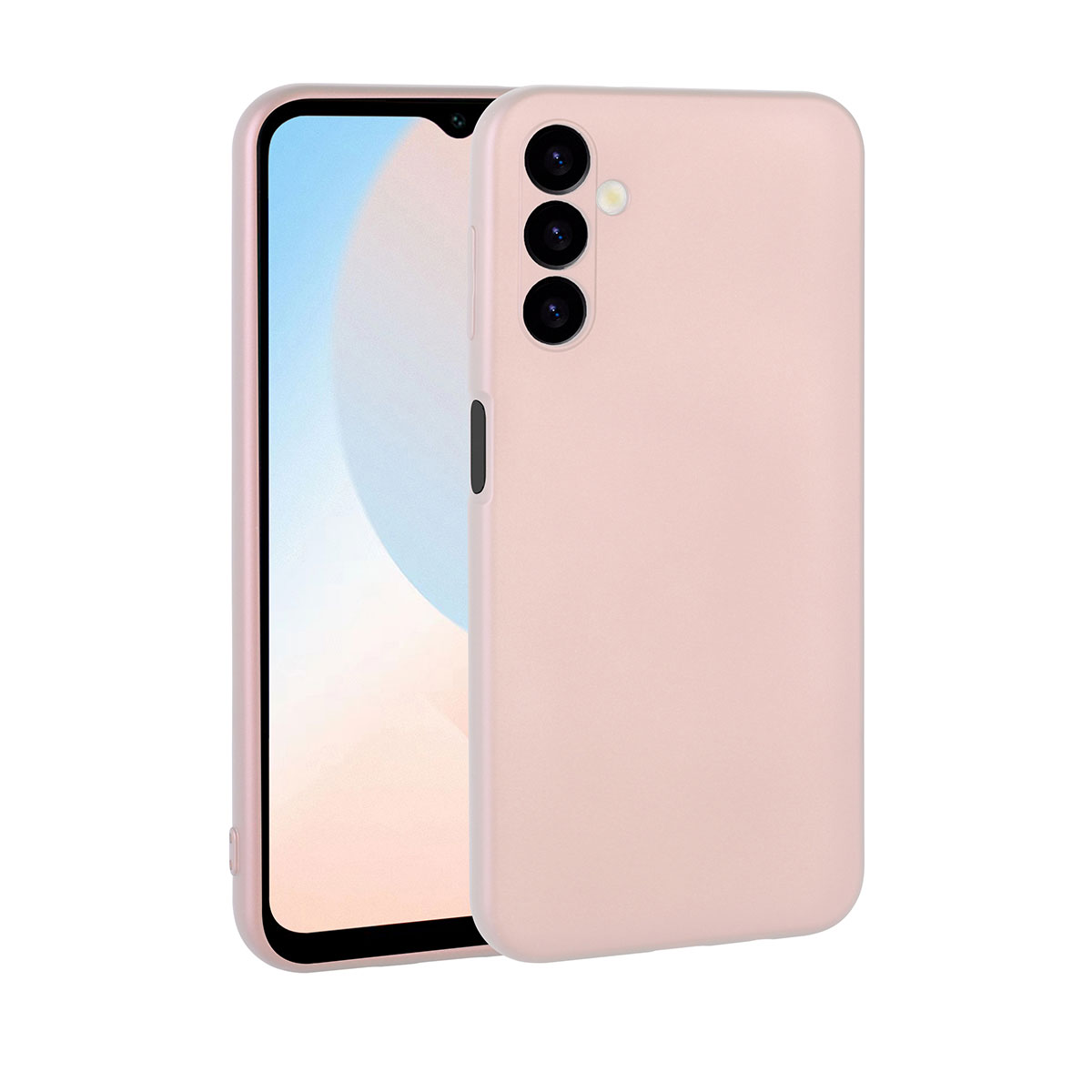 Galaxy A24 Kılıf Zore Premier Silikon Kapak - Rose Gold