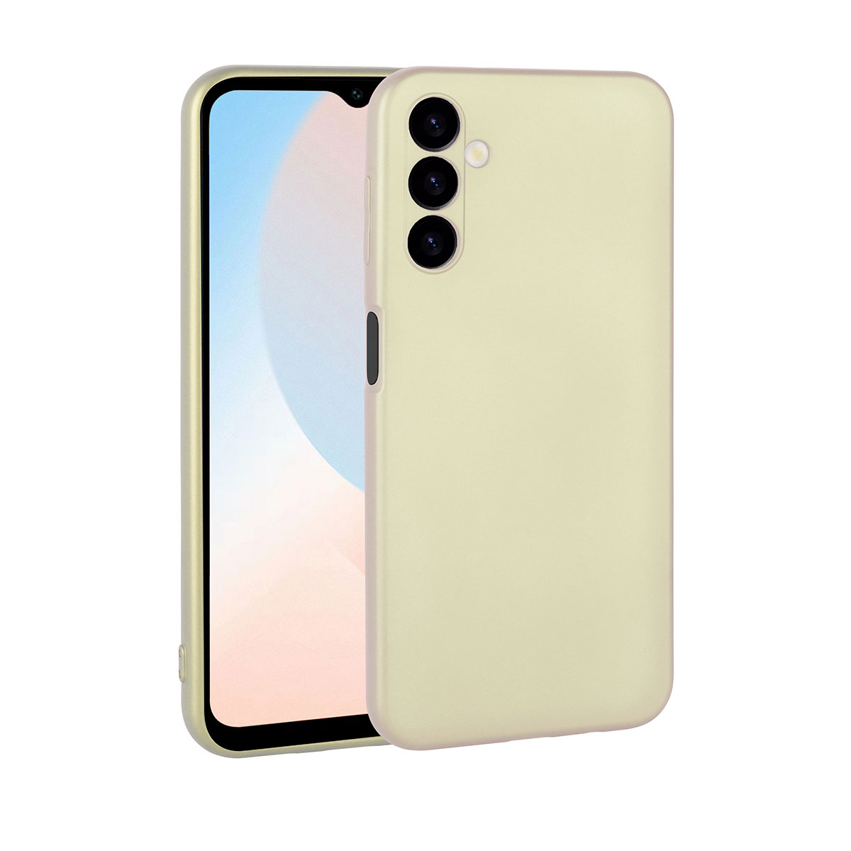 Galaxy A24 Kılıf Zore Premier Silikon Kapak - Gold