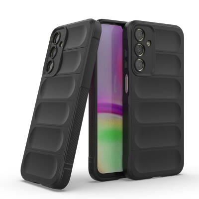 Galaxy A25 Case Flexible TPU Hollow Back Surface Design Zore Etnik Silicone Cover - Zore